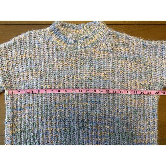 Sadie And Sage Size Small S Lilac Multicolor Sweater Soft Cotton Viscose - Picture 4 of 6